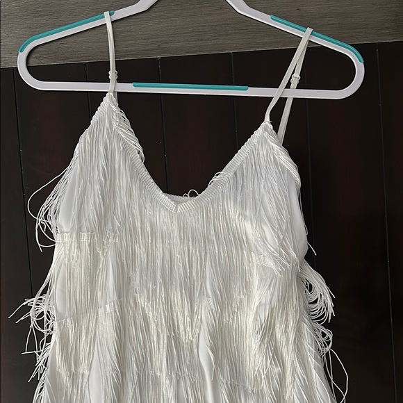 12th Tribe Tops - Elegant White Fringe Top